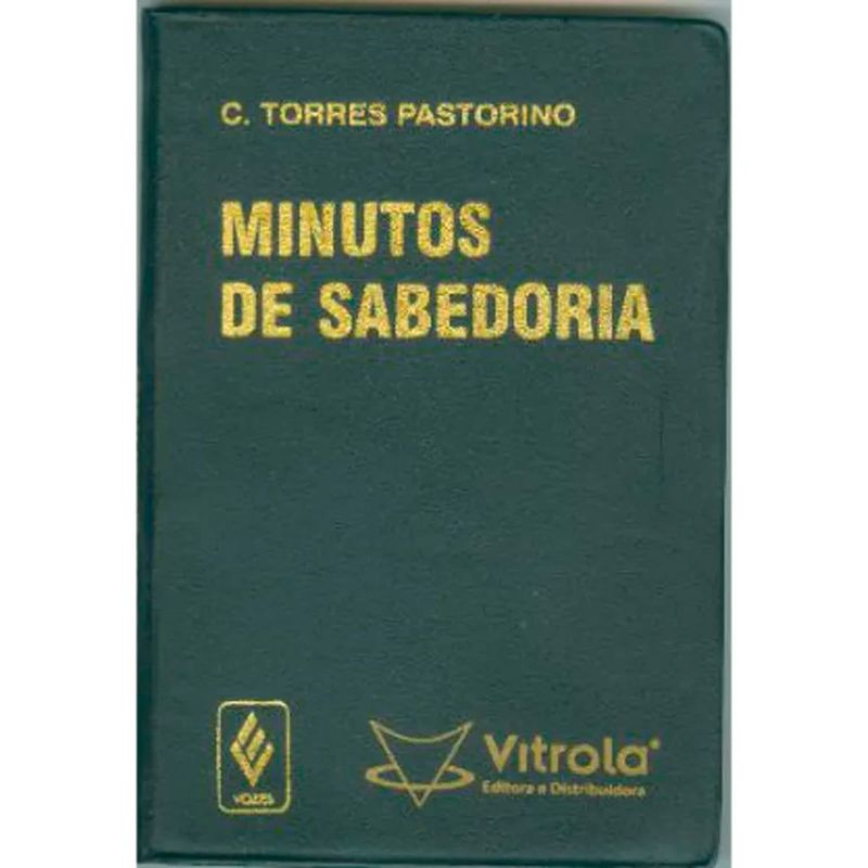 livro minutos de sabedoria capa plástica - vitrola (mp)