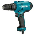 parafusadeira/furadeira makita de impacto elétrica 320w 127v azul - hp0300 (mp)