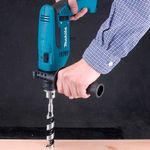 furadeira makita de impacto 760w 127v 13mm azul - hp1640kx1 (mp)