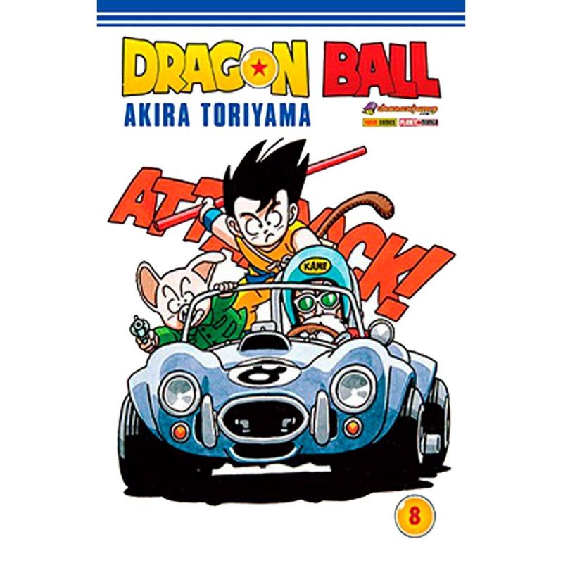 livro dragon ball volume 08 mangá - panini (mp)