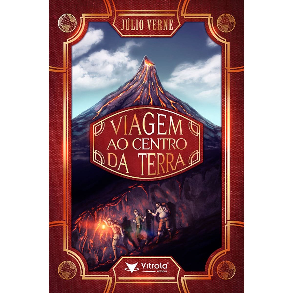 Livro Viagem ao Centro da Terra - Vitrola