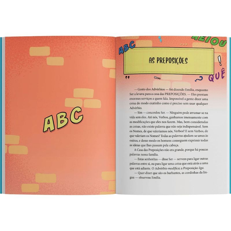 livro emília no país da gramática - vitrola (mp)