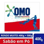 sabão em pó omo lavagem perfeita caixa 400g