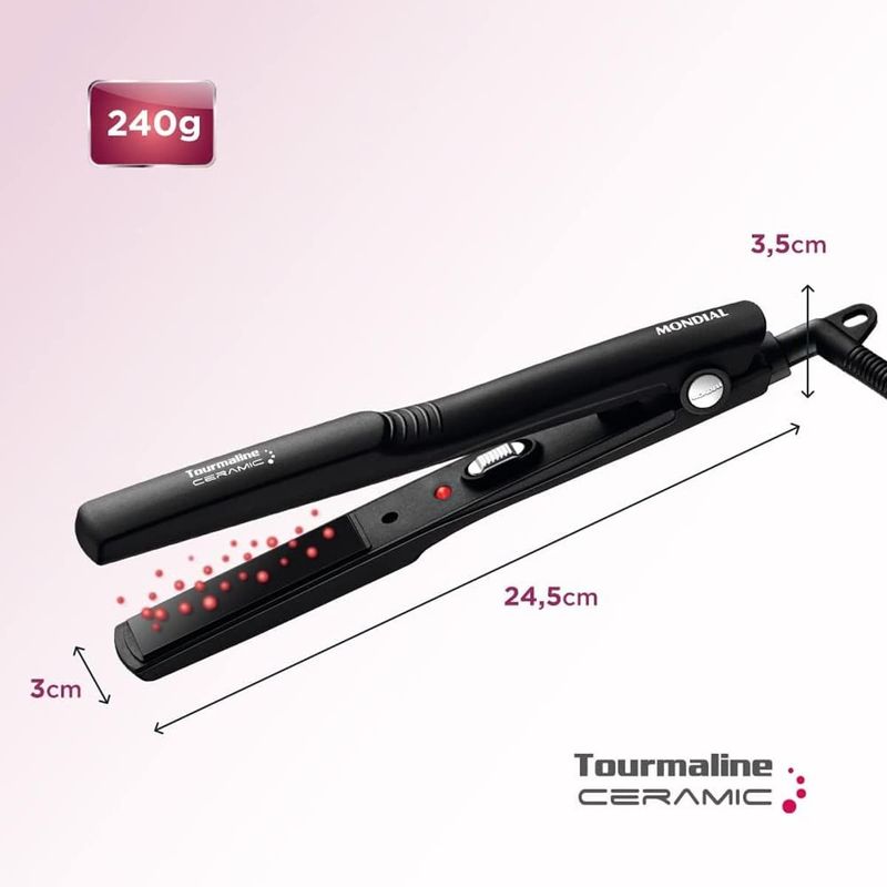 chapinha mondial tourmaline ceramic bivolt p-15 (mp)