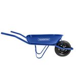 carrinho de mão tramontina com caçamba rasa 50l azul 77704432