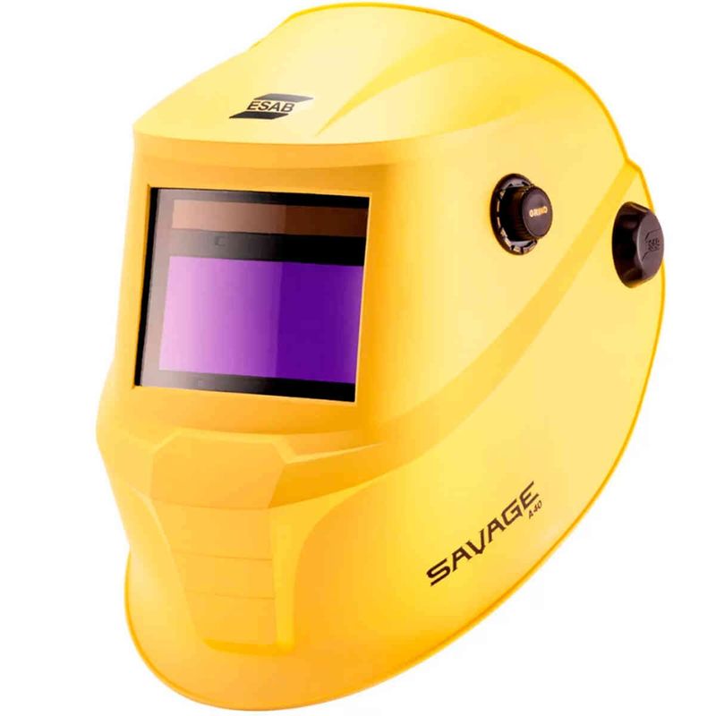 máscara de solda esab savage a40 9-13 amarela (mp)
