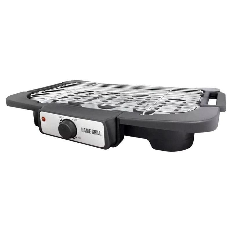 churrasqueira elétrica fame grill multiuso 127v 1800w (mp)