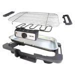 churrasqueira elétrica fame grill multiuso 127v 1800w (mp)
