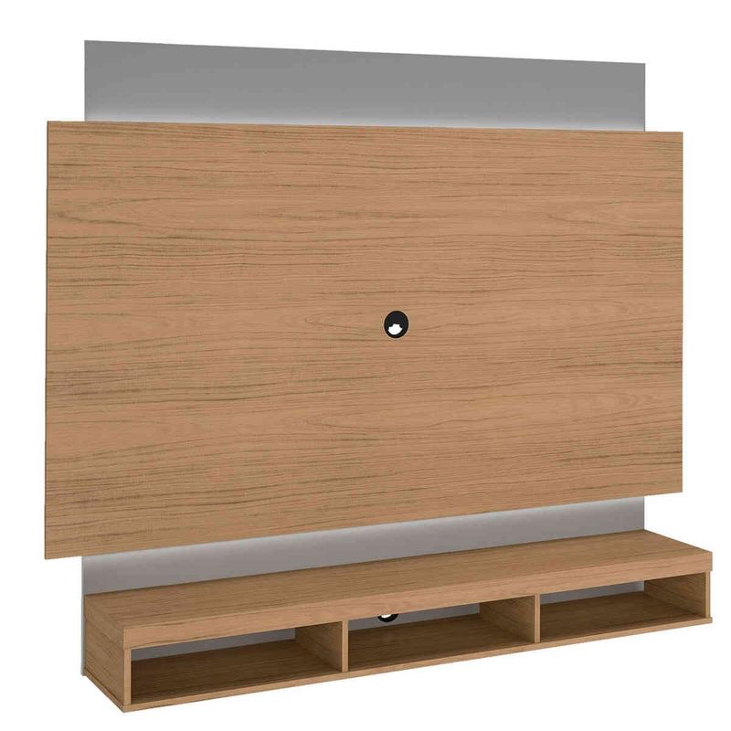 painel para tv artely até 75" imperio carvalho e cinza