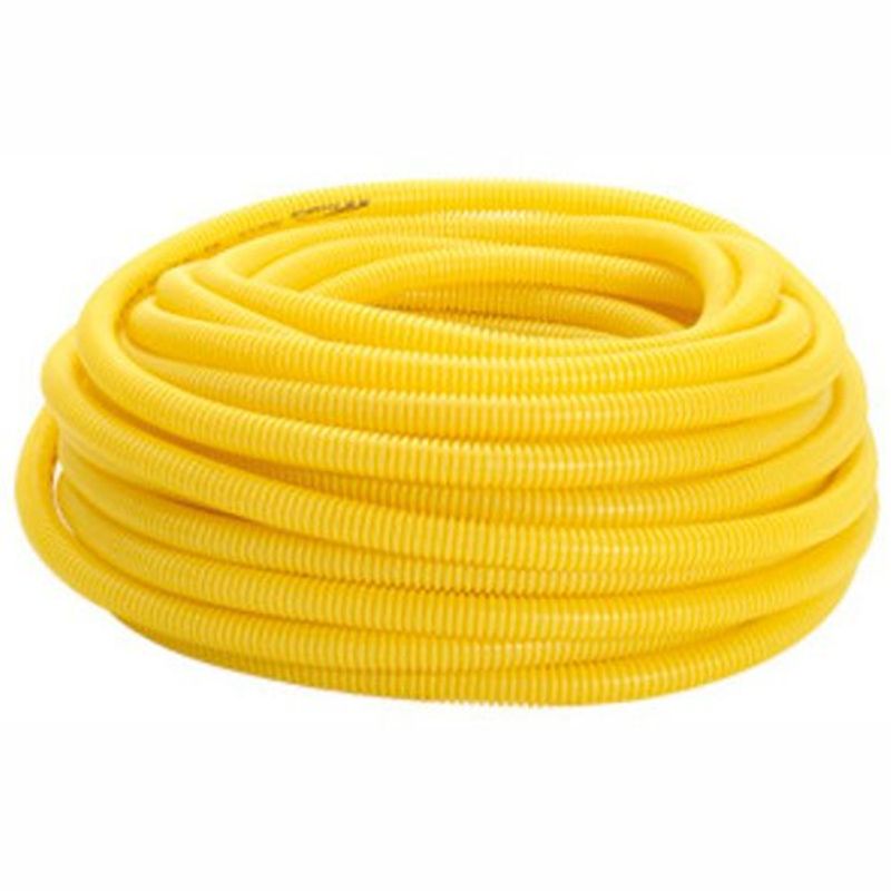 conduíte corrugado leve flexível amanco 25mm 3/4" 50 metros amarelo (mp)