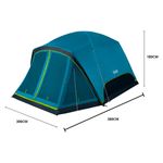 barraca coleman skydome dark room para 6 pessoas (mp)