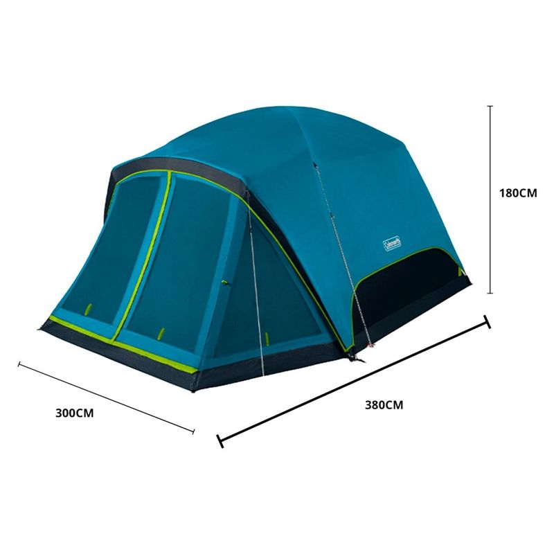 barraca coleman skydome dark room para 6 pessoas (mp)