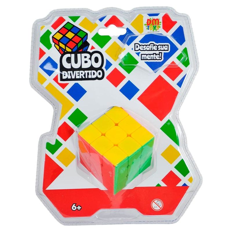 cubo mágico dm toys divertido colorido 3x3 dmt6401 (mp)