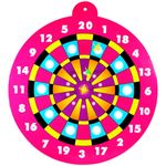 jogo de dardos redstar magnético 32cm colorido 4 peças (mp)