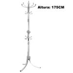 cabideiro vertical kook aço inox 175cm (mp)