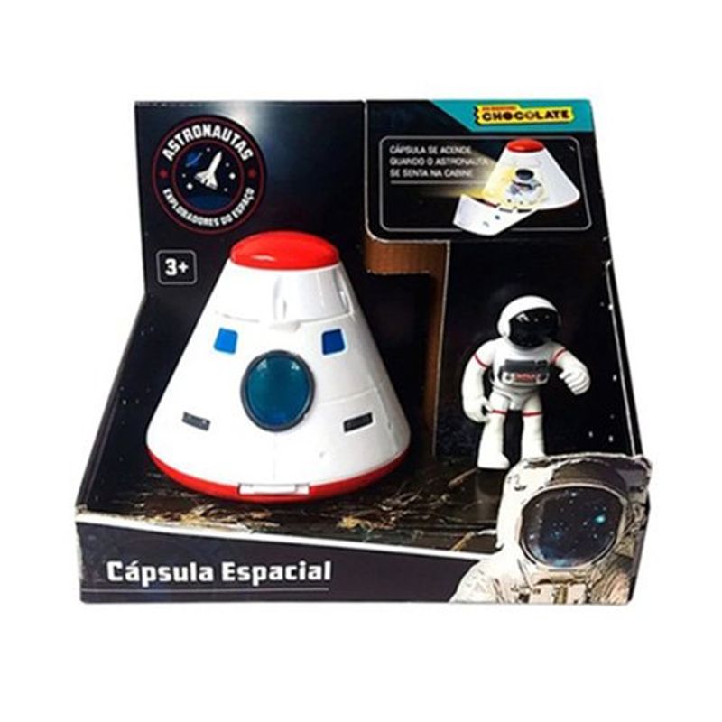 brinquedo fun cápsula espacial astronautas 8450-6
