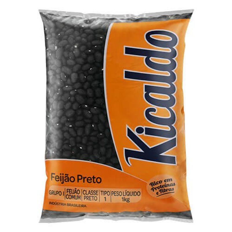 feijão preto kicaldo 1kg