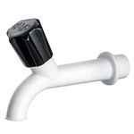 torneira plástica para tanque herc bitola 1/2 branca 10cm (mp)