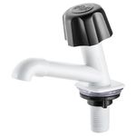 torneira plástica para lavatório herc 1/2 branco (mp)