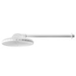 chuveiro plástico 8" médio com braço sem registro herc 30cm 1/2" branco (mp)
