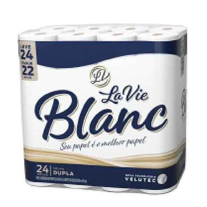 papel higiênico la vie blanc leve 24 pague 22