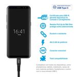 cabo usb-c i2go 1.2m preto 716