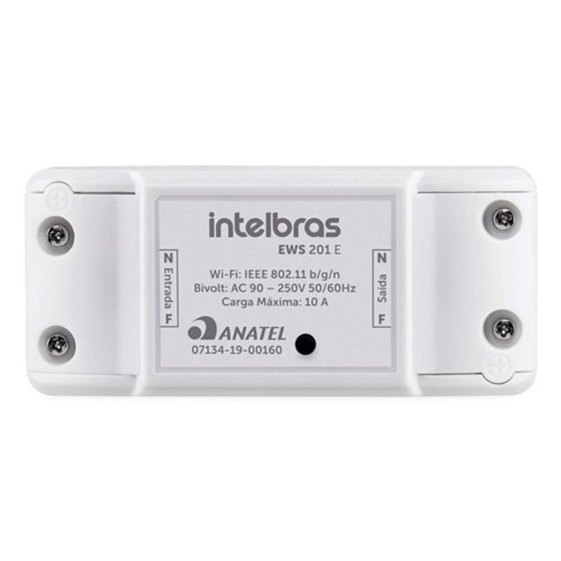 interruptor controlador de cargas smart wi-fi intelbras ews 201 e