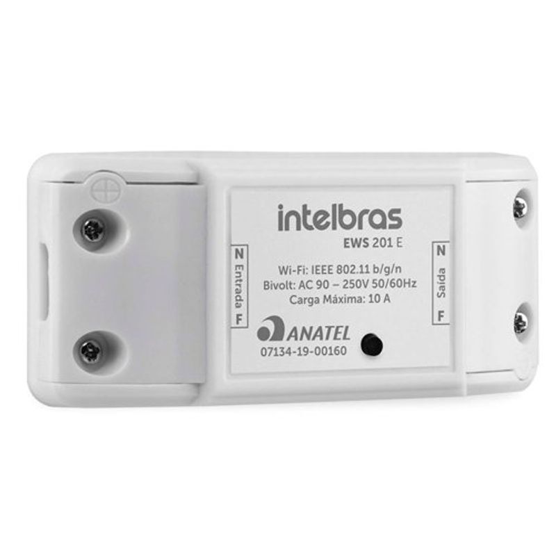 interruptor controlador de cargas smart wi-fi intelbras ews 201 e