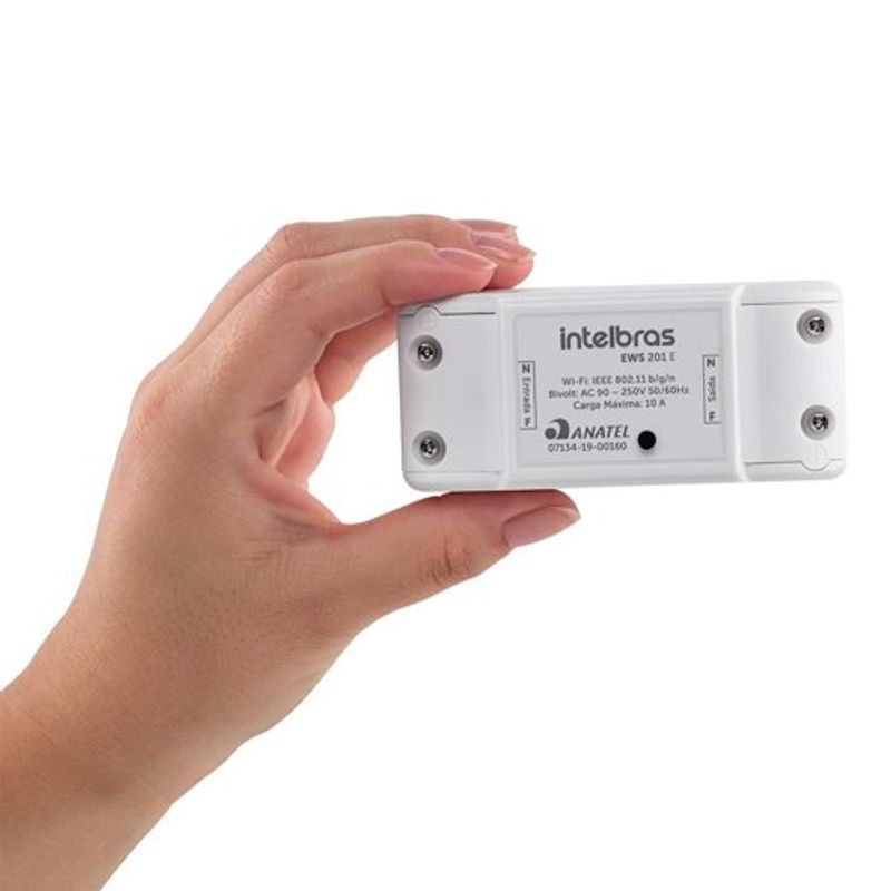 interruptor controlador de cargas smart wi-fi intelbras ews 201 e