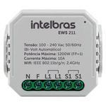 interruptor controlador de cargas wi-fi 1/1 intelbras ews 211