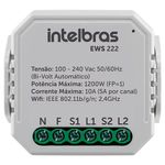 interruptor controlador de cargas wi-fi 2/2 intelbras ews 222
