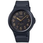 relógio de pulso casio standard analogo unissex caixa resina preto pulseira resina preto modelo mw-240-1b2vdf