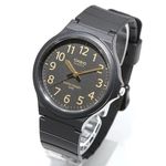 relógio de pulso casio standard analogo unissex caixa resina preto pulseira resina preto modelo mw-240-1b2vdf