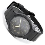 relógio de pulso casio standard analogo unissex caixa resina preto pulseira resina preto modelo mw-240-1b2vdf