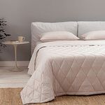 edredom queen buddemeyer basic percalle 250/240 bege