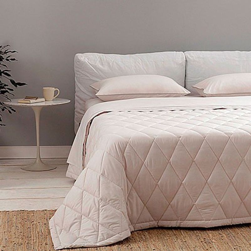 edredom queen buddemeyer basic percalle 250/240 bege