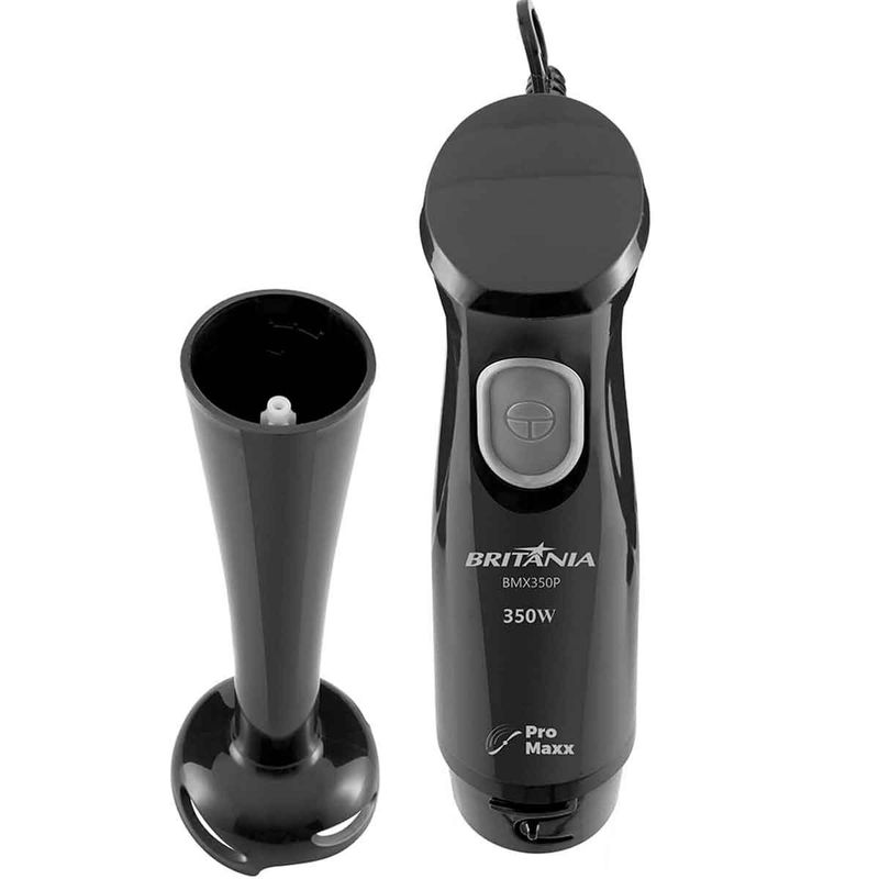 mixer britânia com lâminas pro max 350w 127v preto bmx350p