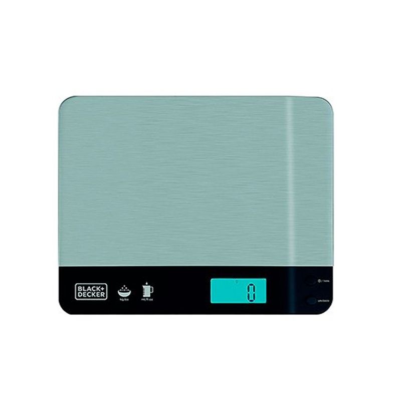 balança de cozinha black+decker até 5kg inox bc500
