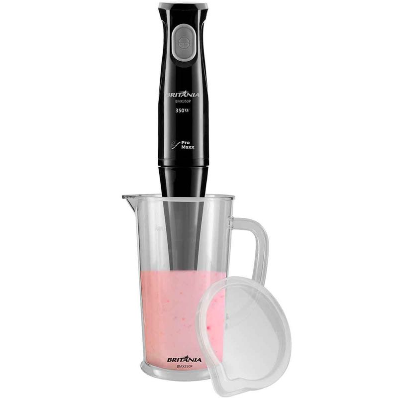 mixer britânia com lâminas pro max 350w 127v preto bmx350p
