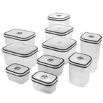 jogo de potes herméticos electrolux 10 peças com tampa 80000565