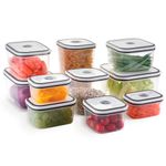 jogo de potes herméticos electrolux 10 peças com tampa 80000565