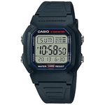 relógio de pulso casio standard digital, preto - w-800hg-9avdf