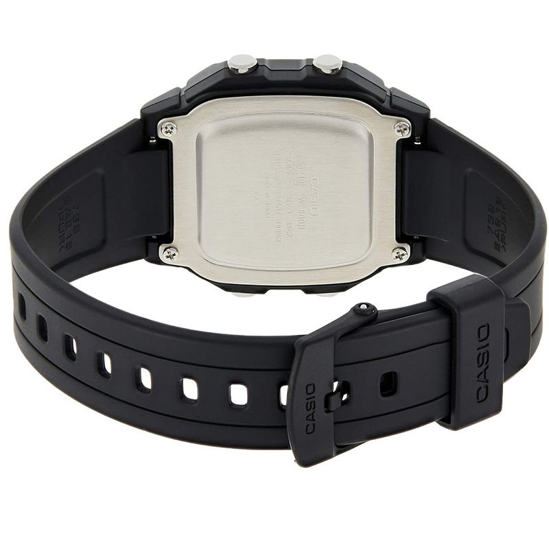 relógio de pulso casio standard digital, preto - w-800hg-9avdf