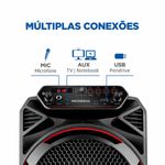 caixa de som mondial connect partyplus 150w bluetooth bivolt preto cm-150