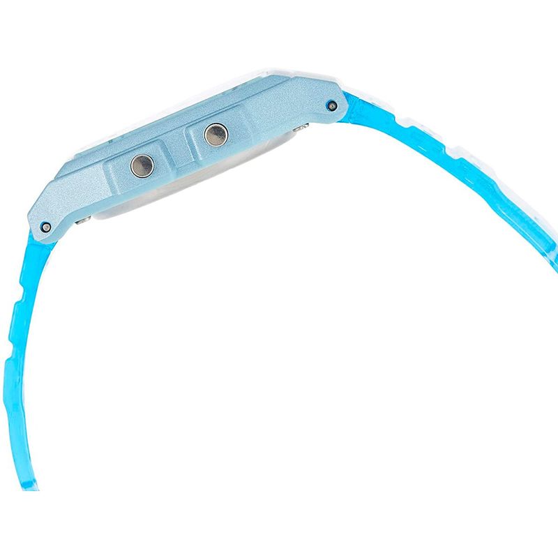 relógio de pulso casio standard digital unissex azul f-91ws-2df