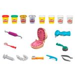 massinha play-doh brincando de dentista hasbro