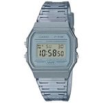 relógio de pulso casio standard digital unissex cinza f-91ws-8df