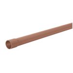 tubo pvc soldável amanco 25mmx6m marrom (mp)