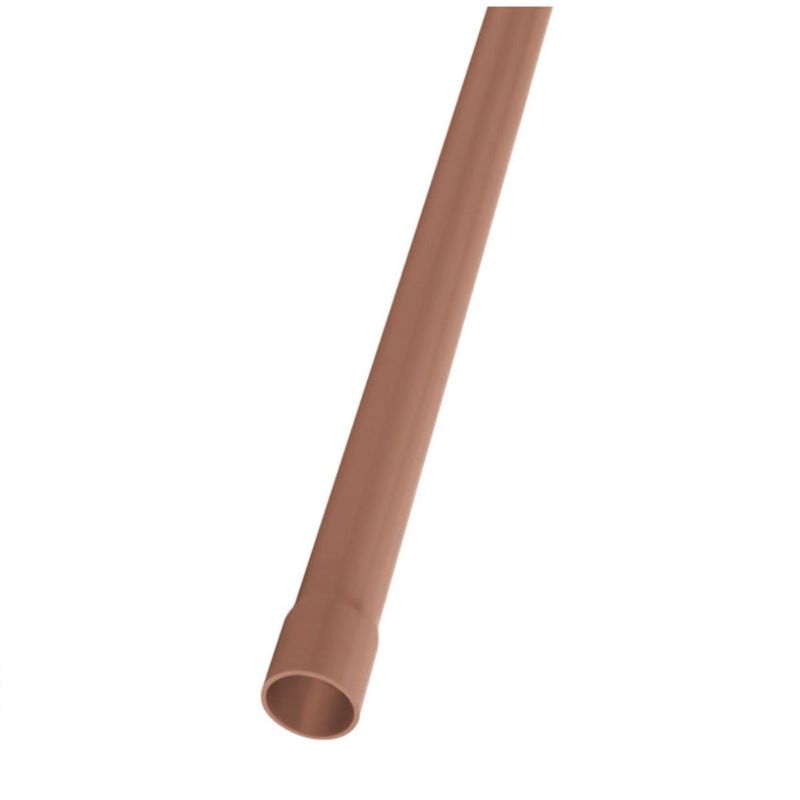 tubo pvc soldável amanco 25mmx6m marrom (mp)