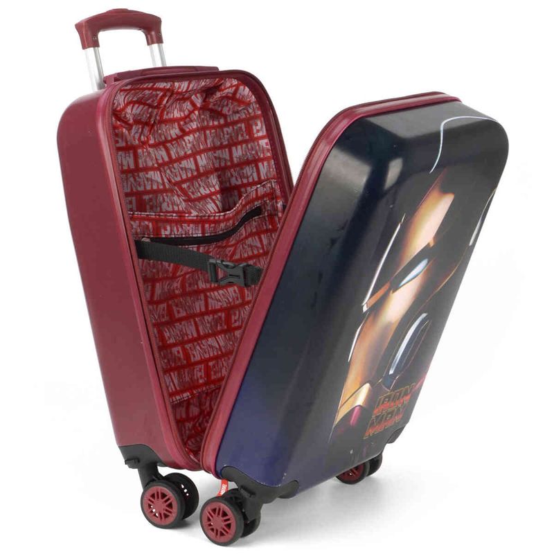 mala infantil pequena luxcel avengers homem de ferro vermelho - mf10356ag